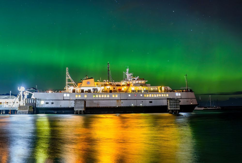 Steamship Ferry Northern Lights 2025 Art | Michael Blanchard Inspirational Photography - Crossroads Gallery