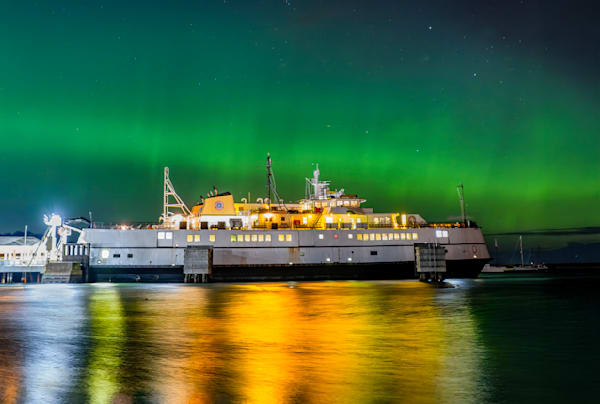 Steamship Ferry Northern Lights 2025 Art | Michael Blanchard Inspirational Photography - Crossroads Gallery