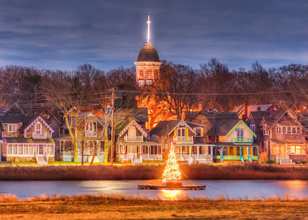 Sunset Lake Christmas Card Art | Michael Blanchard Inspirational Photography - Crossroads Gallery