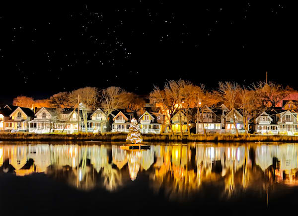 Sunset Lake Christmas Reflections Art | Michael Blanchard Inspirational Photography - Crossroads Gallery