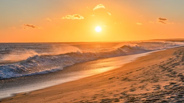 South Beach Fall Nor' Easter Art | Michael Blanchard Inspirational Photography - Crossroads Gallery