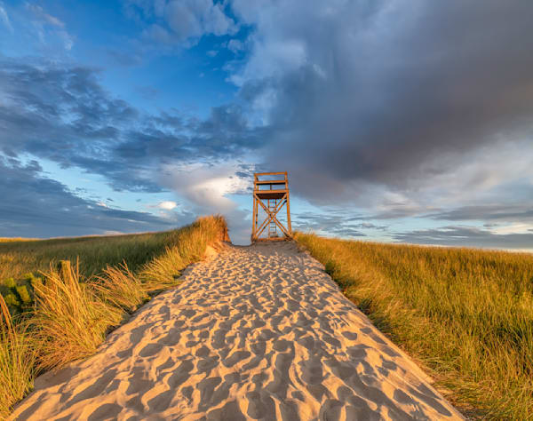 South Beach End Of Summer Lifegaurd Chair Art | Michael Blanchard Inspirational Photography - Crossroads Gallery