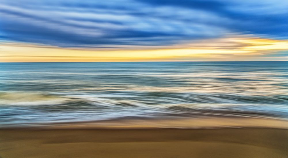 South Beach Dark Winter Ethereal Art | Michael Blanchard Inspirational Photography - Crossroads Gallery