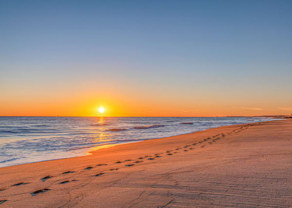 South Beach Golden Footprints Art | Michael Blanchard Inspirational Photography - Crossroads Gallery