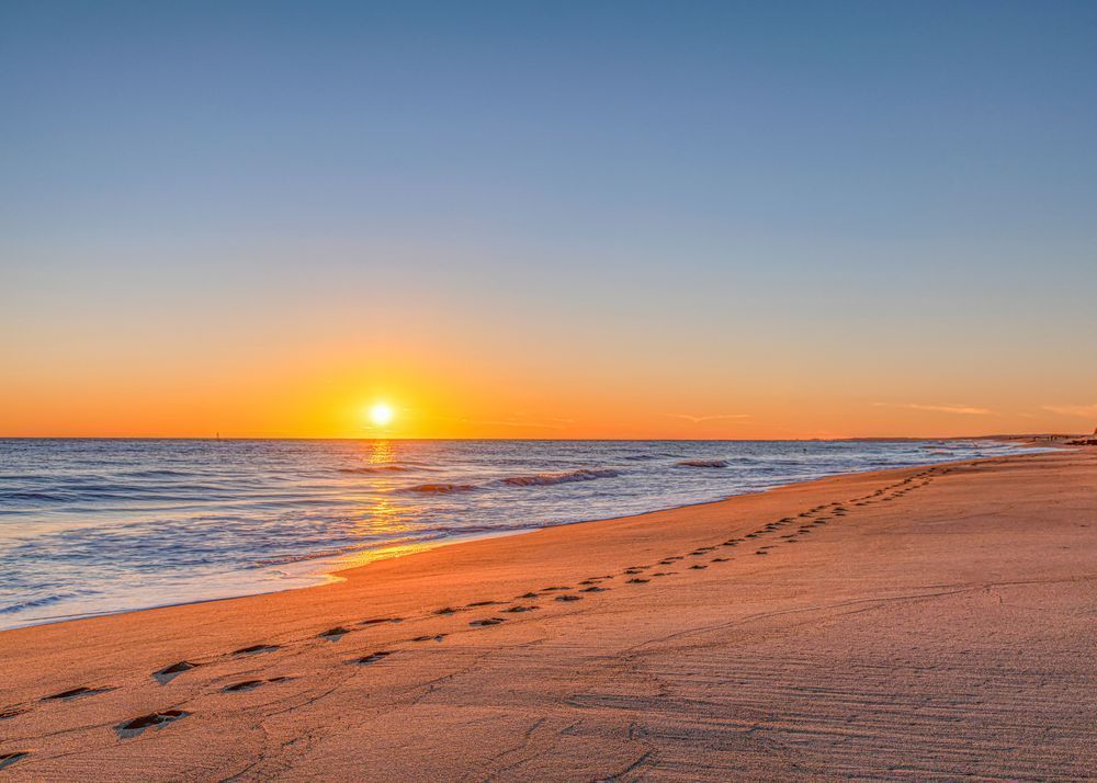 South Beach Golden Footprints Art | Michael Blanchard Inspirational Photography - Crossroads Gallery