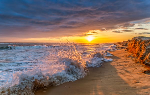South Beach Winter Waves 2024 Art | Michael Blanchard Inspirational Photography - Crossroads Gallery
