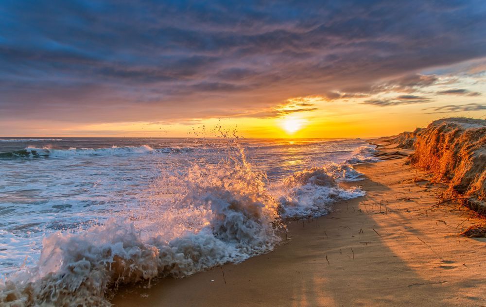 South Beach Winter Waves 2024 Art | Michael Blanchard Inspirational Photography - Crossroads Gallery