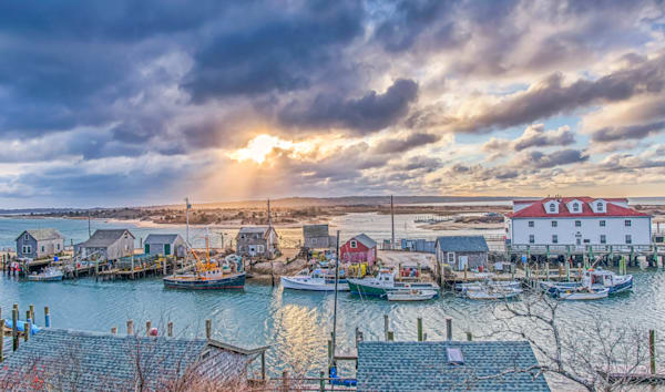Menemsha Winter Light Art | Michael Blanchard Inspirational Photography - Crossroads Gallery