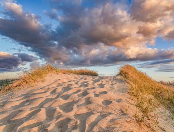 South Beach Spring Dunes And Clouds Art | Michael Blanchard Inspirational Photography - Crossroads Gallery
