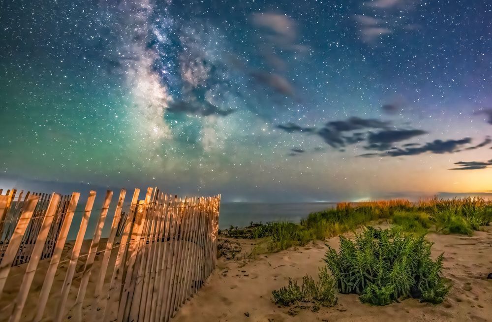 South Beach Summer 2024 Milky Way Art | Michael Blanchard Inspirational Photography - Crossroads Gallery
