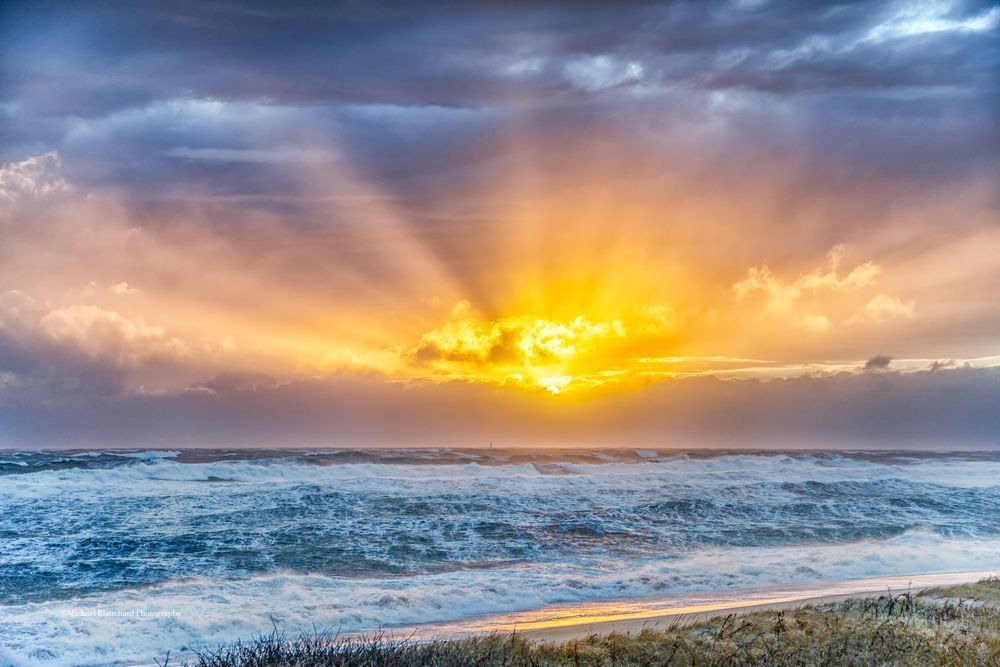 South Beach Storm Light Art | Michael Blanchard Inspirational Photography - Crossroads Gallery