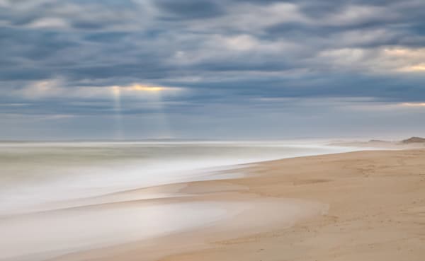 South Beach Light Beams Ethereal Art | Michael Blanchard Inspirational Photography - Crossroads Gallery