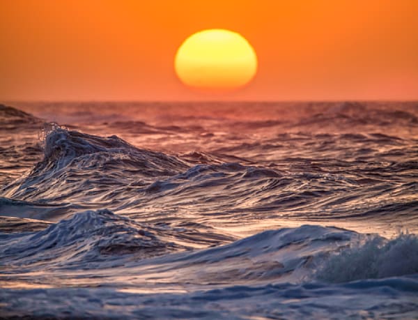 South Beach Ocean Wave Sunrise Art | Michael Blanchard Inspirational Photography - Crossroads Gallery