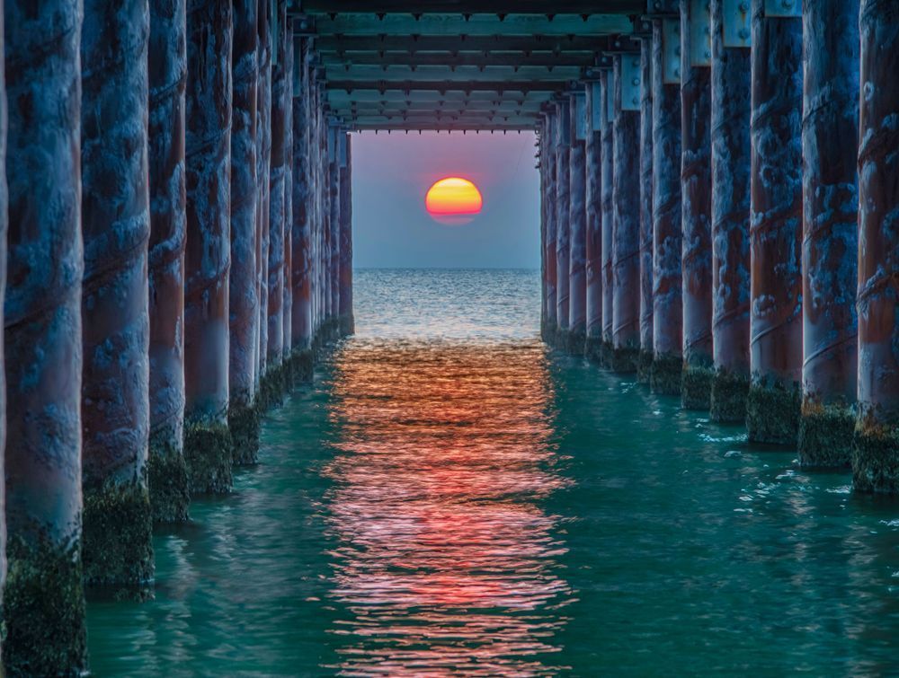 Pier Henge 2024 Art | Michael Blanchard Inspirational Photography - Crossroads Gallery