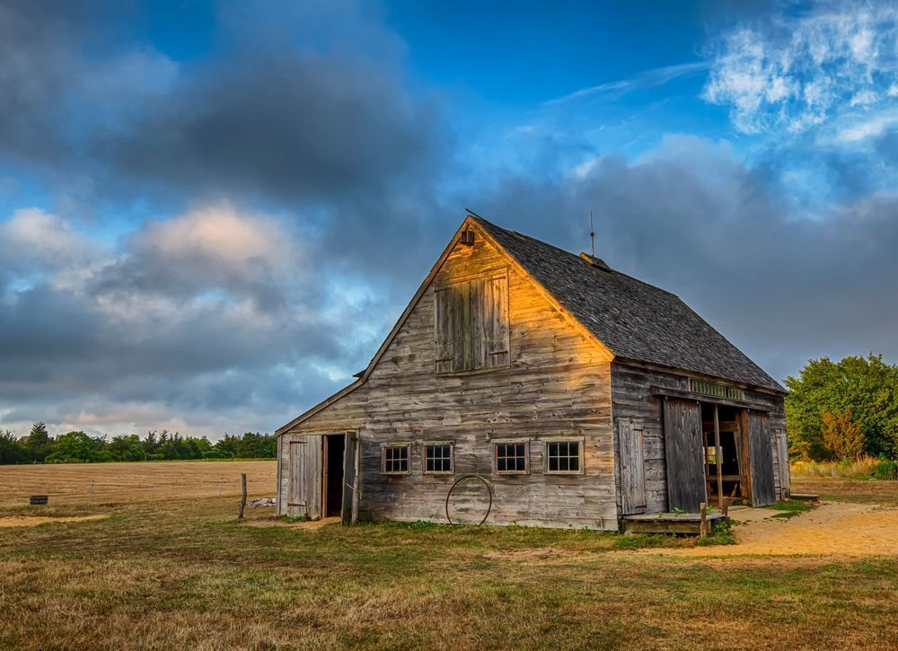 West Tisbury Old Barn Sunset Art | Michael Blanchard Inspirational Photography - Crossroads Gallery