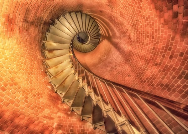West Chop Light Stairway Art | Michael Blanchard Inspirational Photography - Crossroads Gallery