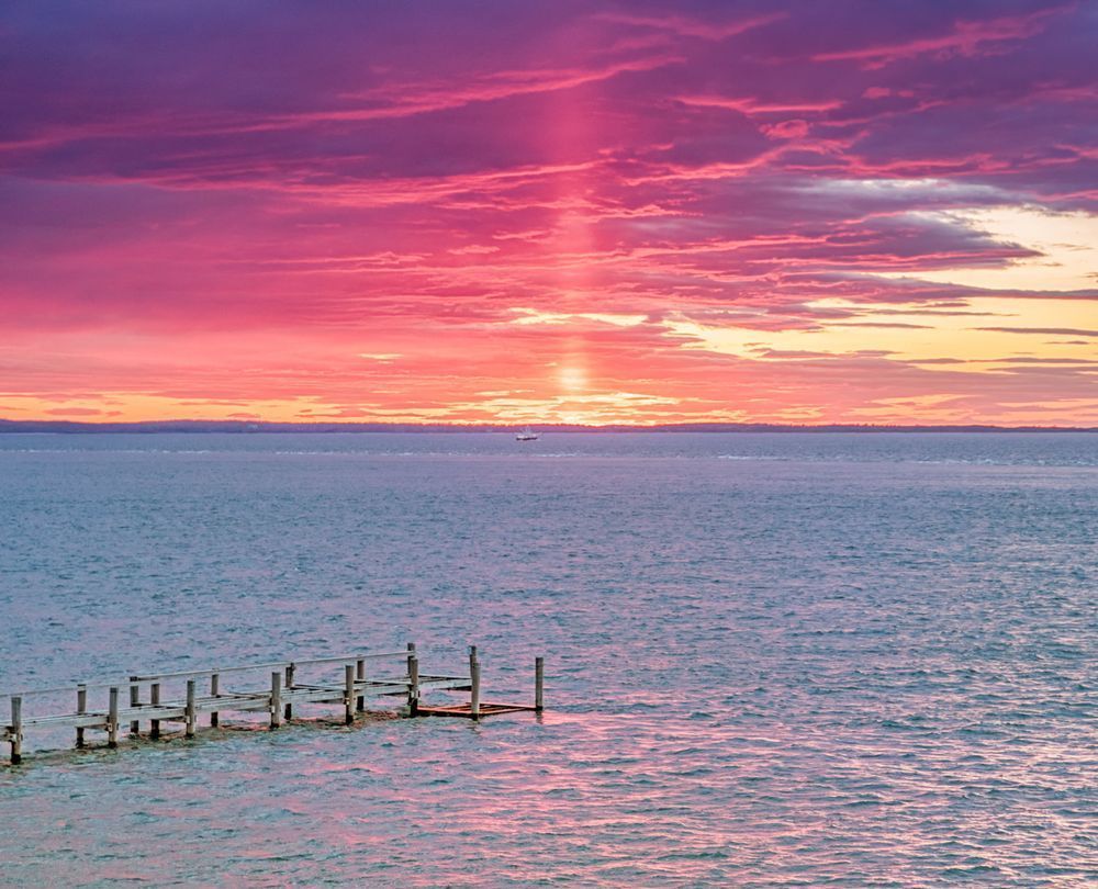 West Chop Light Beam Art | Michael Blanchard Inspirational Photography - Crossroads Gallery