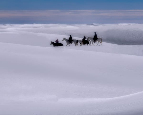 White Sands Ghost Riders Art | Michael Blanchard Inspirational Photography - Crossroads Gallery