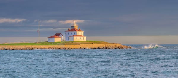 Whatch Hill Light Sunset Light Art | Michael Blanchard Inspirational Photography - Crossroads Gallery