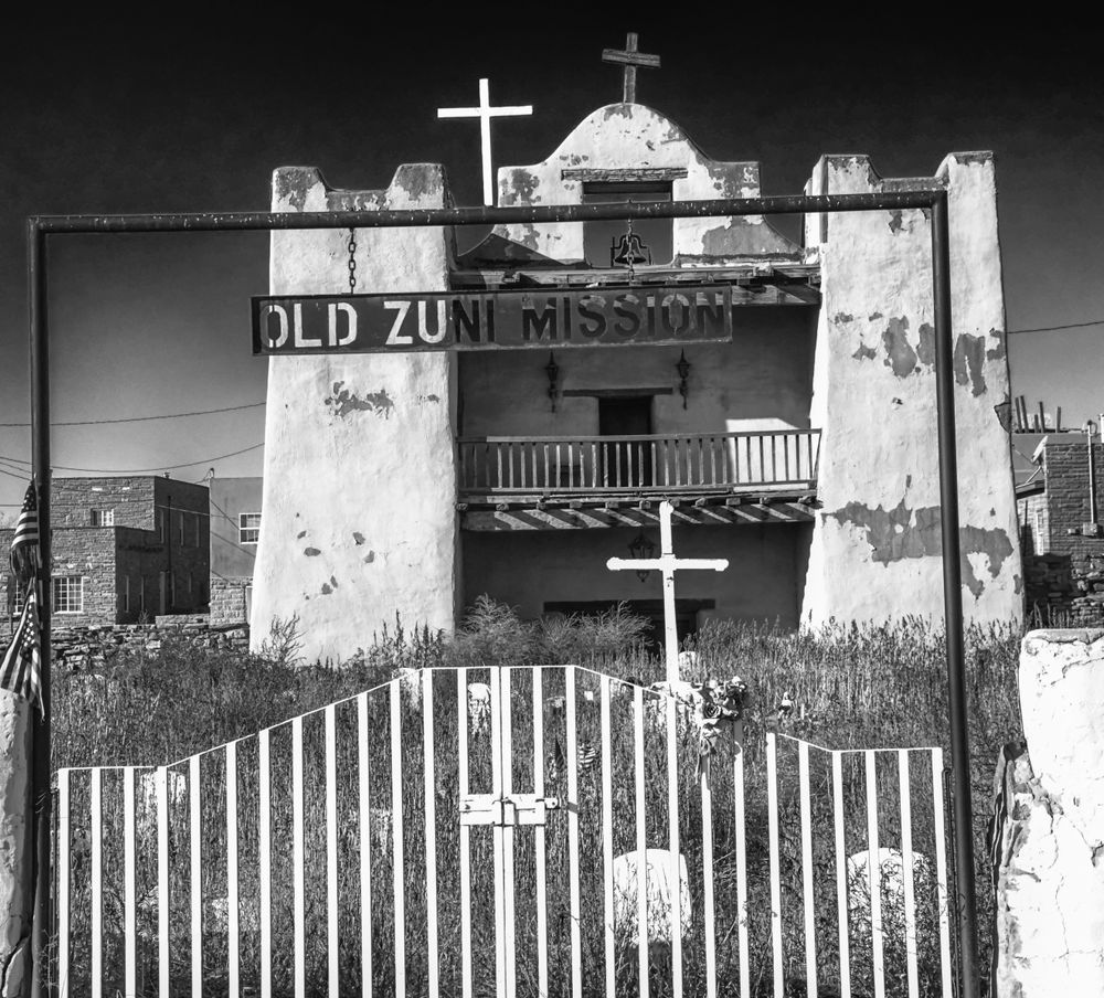 Zuni Mission Church Art | Michael Blanchard Inspirational Photography - Crossroads Gallery