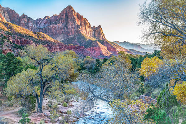 Zion Fall Morning Art | Michael Blanchard Inspirational Photography - Crossroads Gallery