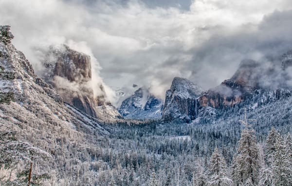 Yosemite Tunnel View After The Snow Art | Michael Blanchard Inspirational Photography - Crossroads Gallery
