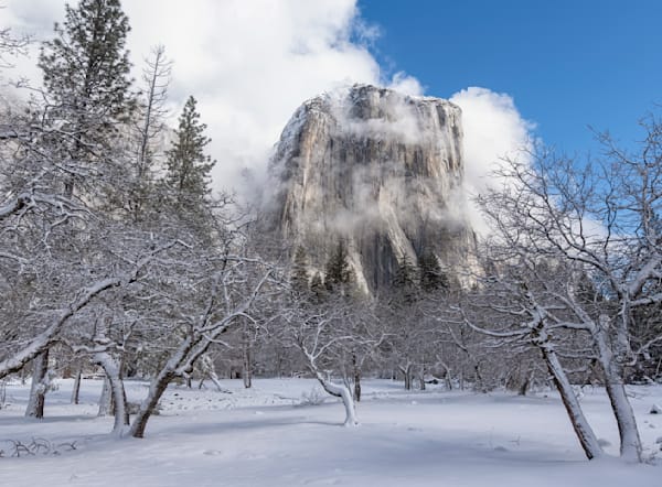 Yosemite Winter El Capitan Art | Michael Blanchard Inspirational Photography - Crossroads Gallery