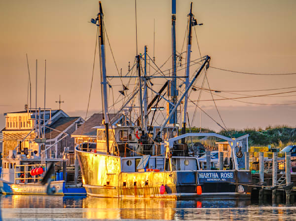 Martha Rose Menemsha Sunset Art | Michael Blanchard Inspirational Photography - Crossroads Gallery