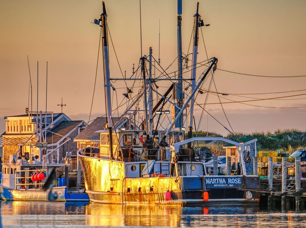 Martha Rose Menemsha Sunset Art | Michael Blanchard Inspirational Photography - Crossroads Gallery