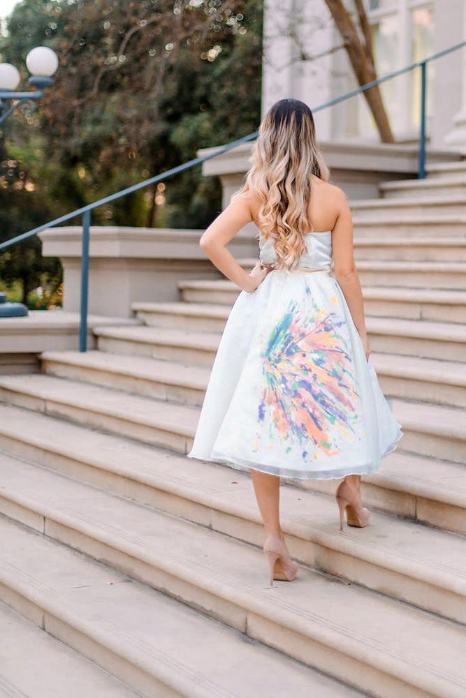 paint splatter prom dress Best Splatter Paint Prom Dress for sale in Tunkhannock, Pennsylvania for 2026