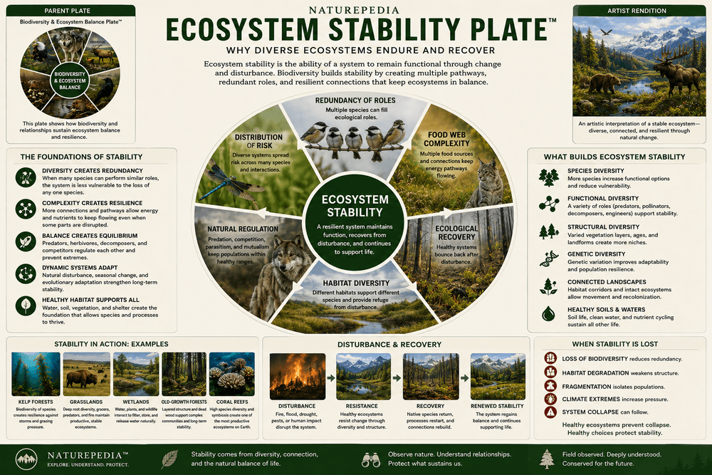 Ecosystem Stability Plate by Robbie George