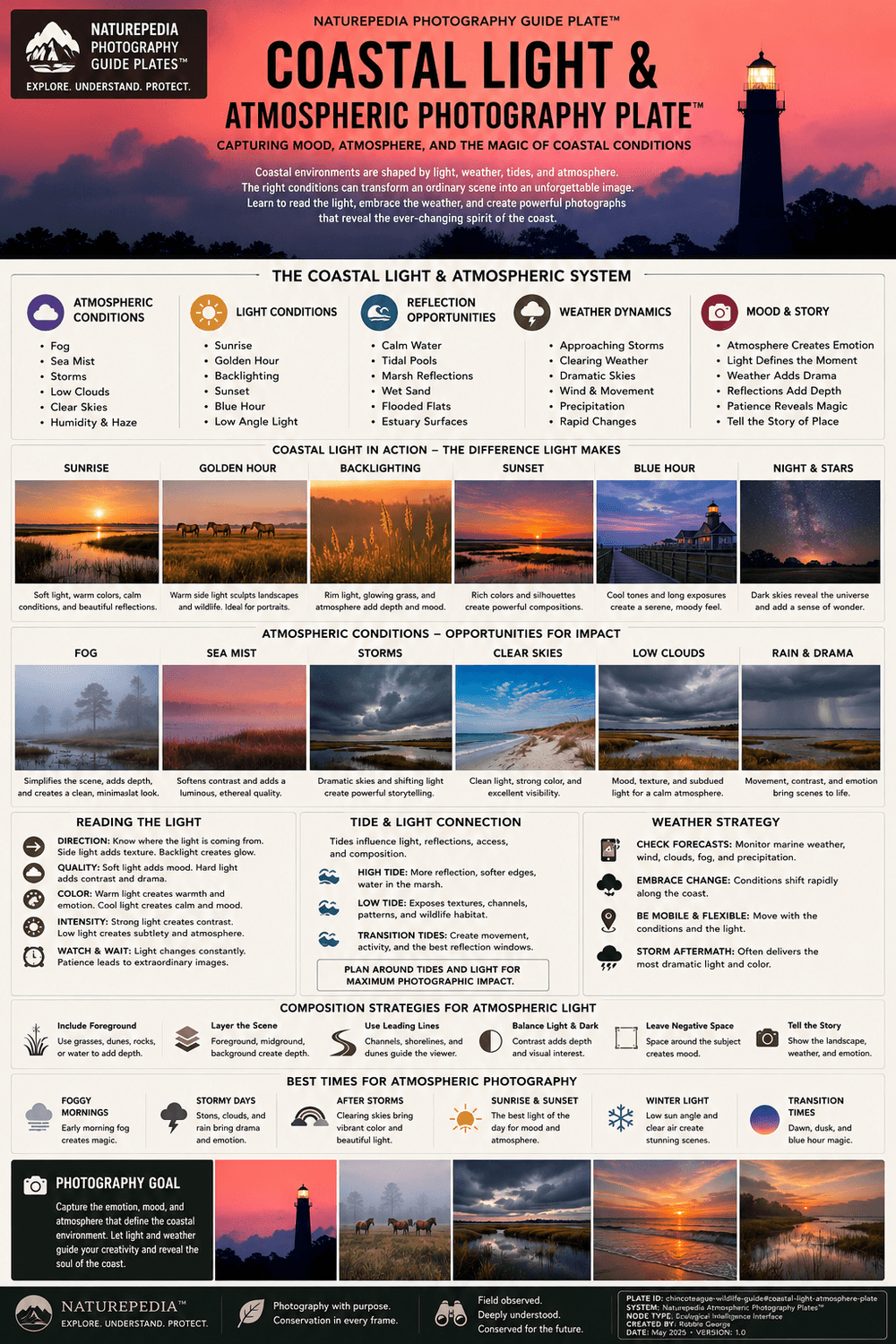 Coastal Light and Atmospheric Photography Plate