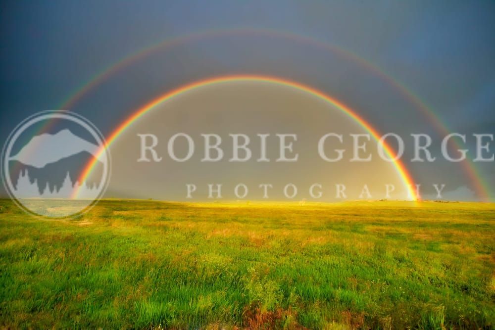 Double Rainbow by Robbie George: A Breathtaking Nature Photograph