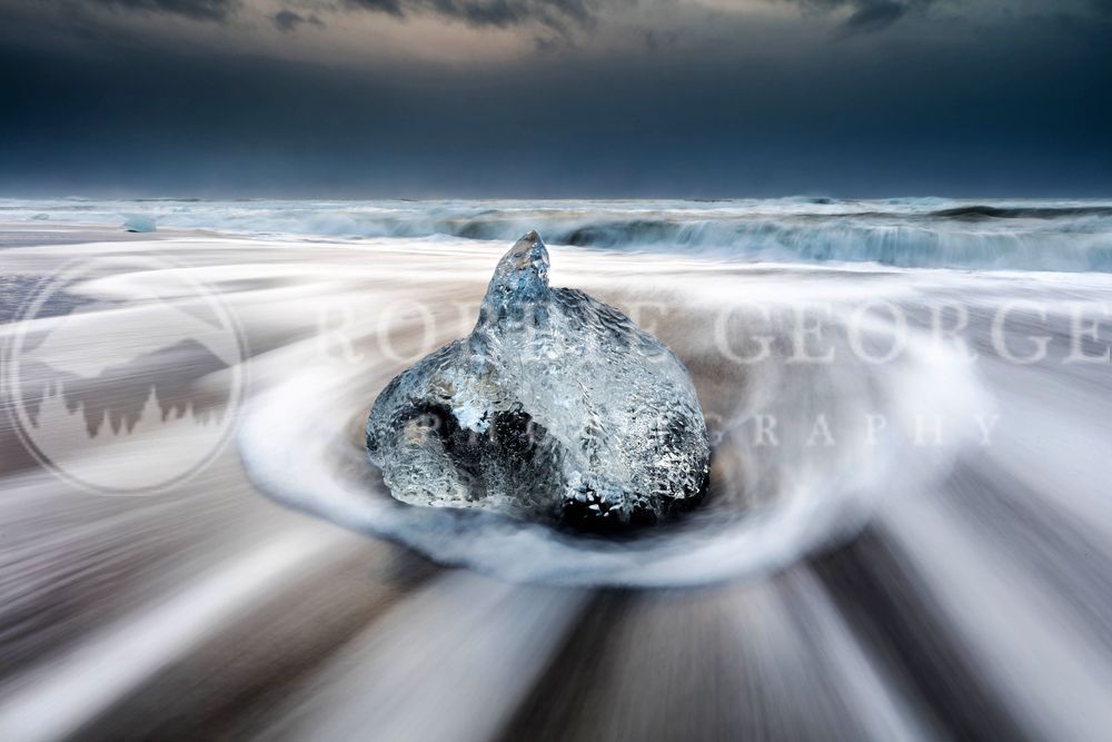 Iceland's Natural Splendor - Captivating Seascape Art Print by Robbie George Photography