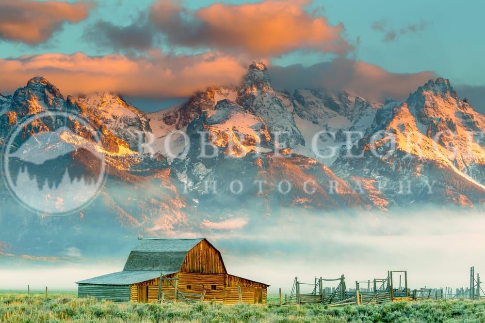 Grand Teton Mountains Landscape by Robbie George - Breathtaking Wyoming Scenery