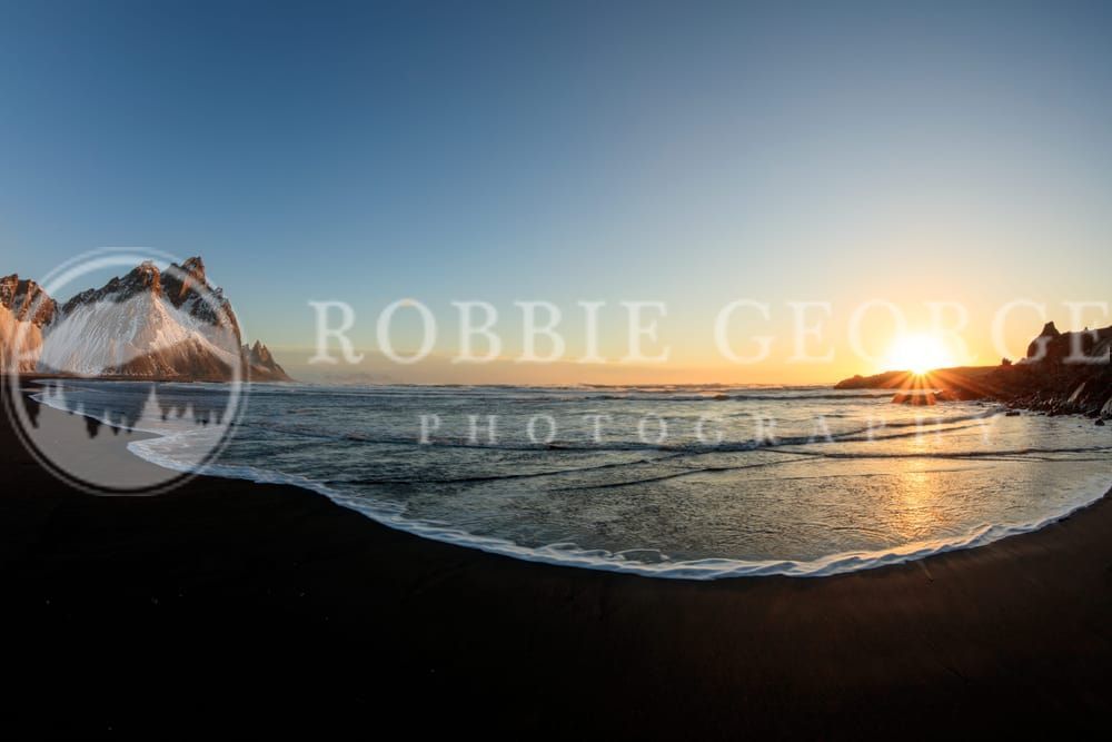 Black Sand Beach Iceland - Captivating Landscape Art by Rob.