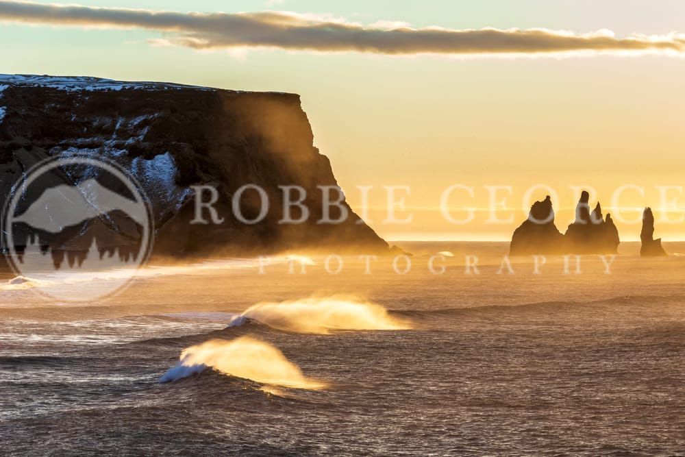Reynisfjara Waves - Iceland's Coastal Beauty Captured by Robbie George Photography