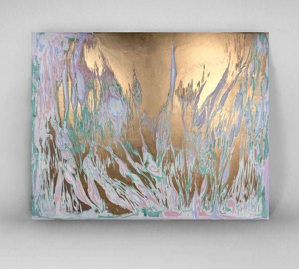 THE DIVINE AND THE GOLDEN AGE - Fine Art Original by Jose Luis Telot