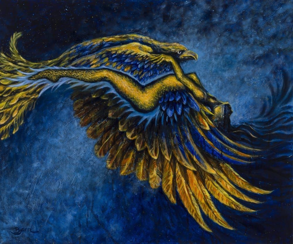 Phoenix In Flight Art | Bjorn Brondsted