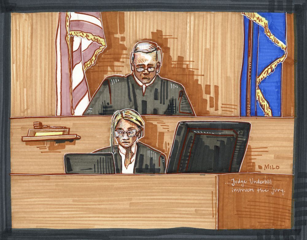 20   Judge Underhill Charges The Jury Art | Milo Jakes Studio
