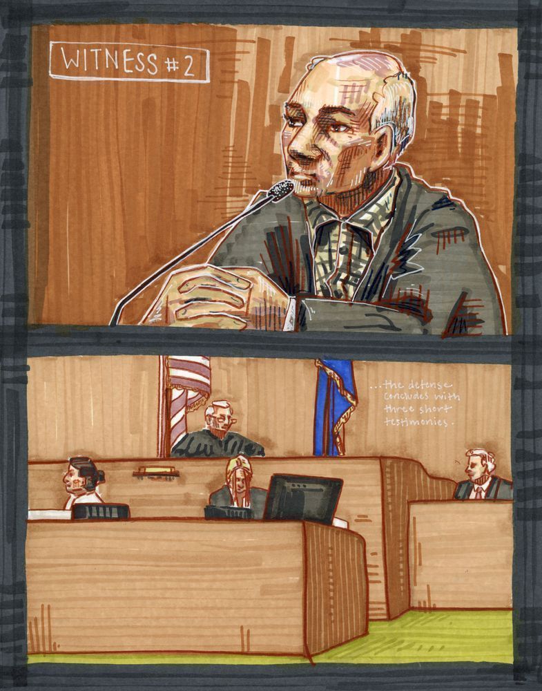 19   The Defense Wraps Up With Four Quick Testimonies Art | Milo Jakes Studio