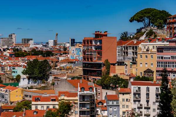 Lisbon - Overlooking City Rooftops
