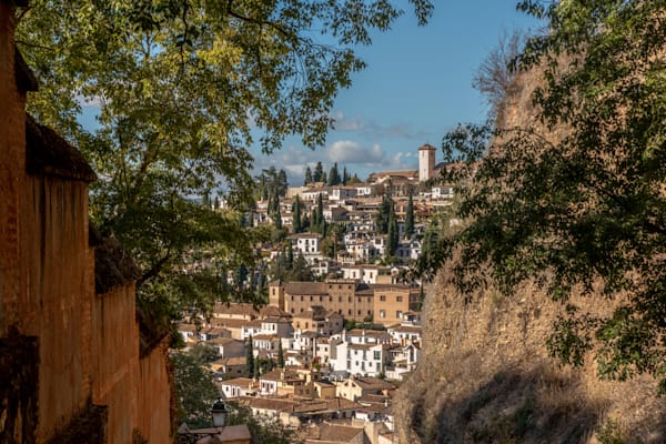 Spain - Granada View on a Backroad Walk