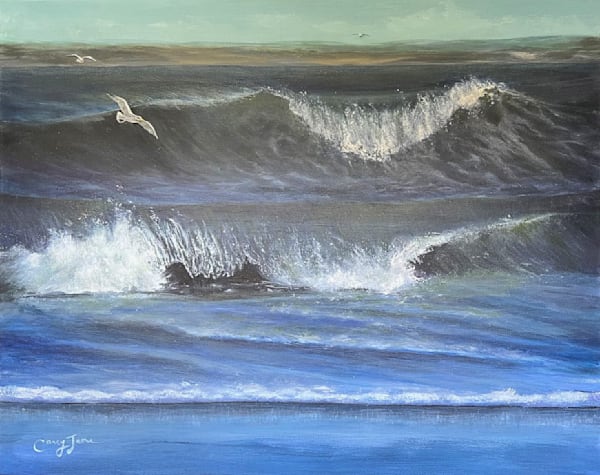 Incoming Tide At Plum Island Art | Carey Jane Art
