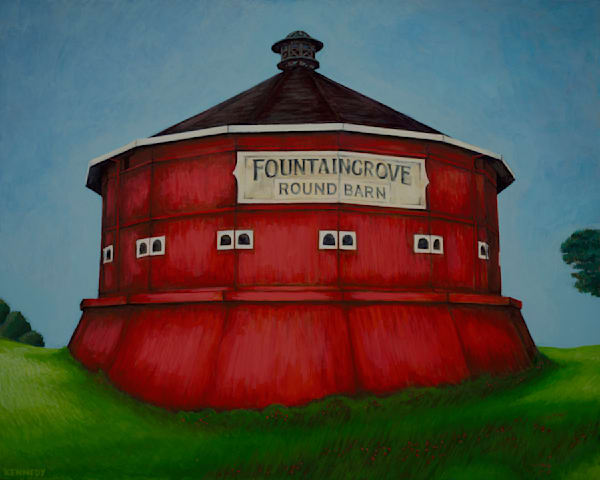 Santa Rosa's Round Barn Art | Kelly Kennedy Art 