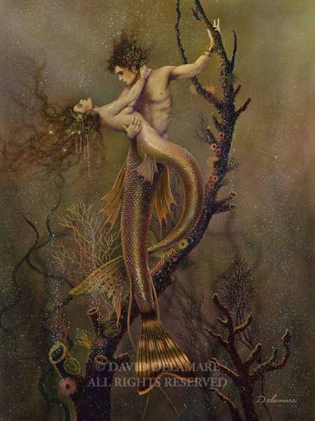 David Delamare Mermaid Art