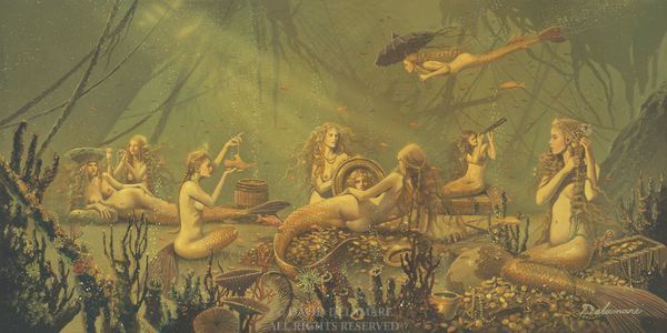 David Delamare Mermaid Art