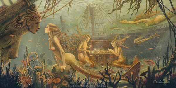ANIMEROTICS / David Delamare 洋書 画集 アート David Delamare Mermaid Art