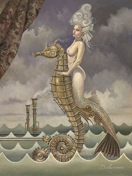 David Delamare Mermaid Art