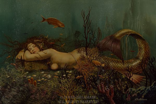 David Delamare Mermaid Art